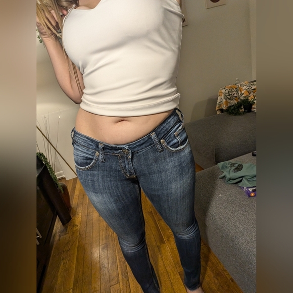 Silver Jeans Women's Aiko Skinny Jeans size 29 x 31 - Picture 2 of 11